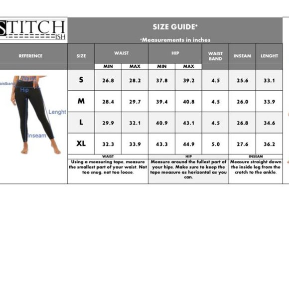 STITCH-ISH & CO. Thermal Fabric High Waist Leggings - Picture 4 of 4